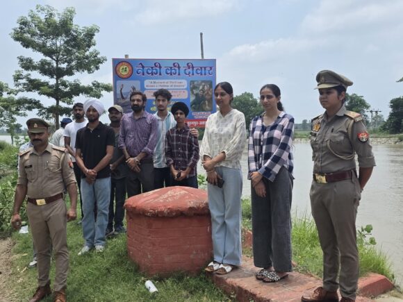 नदी किनारे स्टंट और सेल्फी के खतरों को लेकर ‘नेकी की दीवार’ ने चलाया जागरूकता अभियान